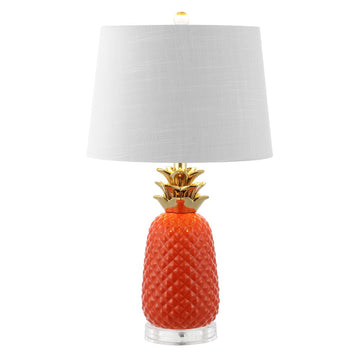 Pineapple 23" Ceramic LED Table Lamp - JONATHAN Y